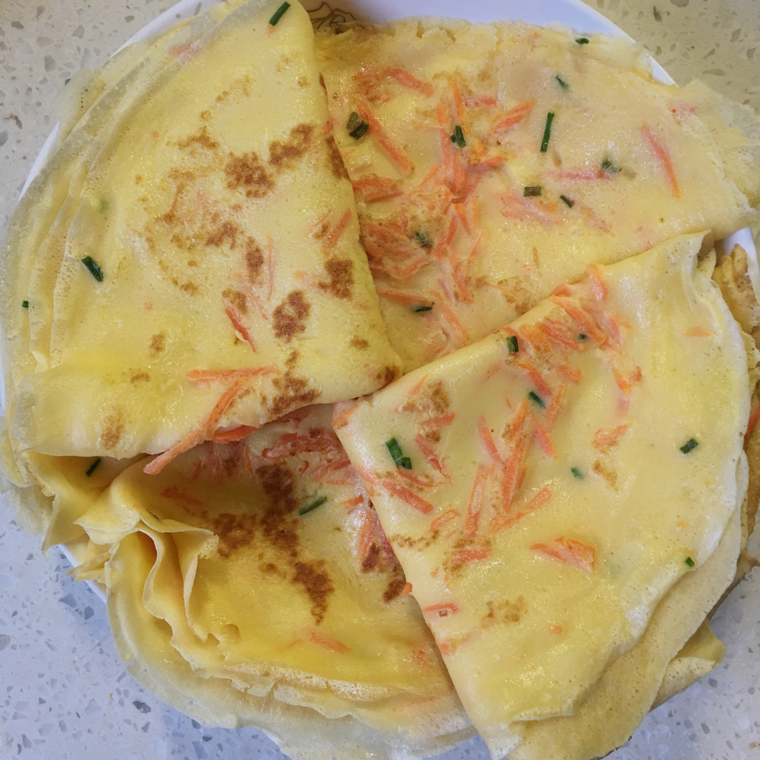 胡萝卜鸡蛋饼