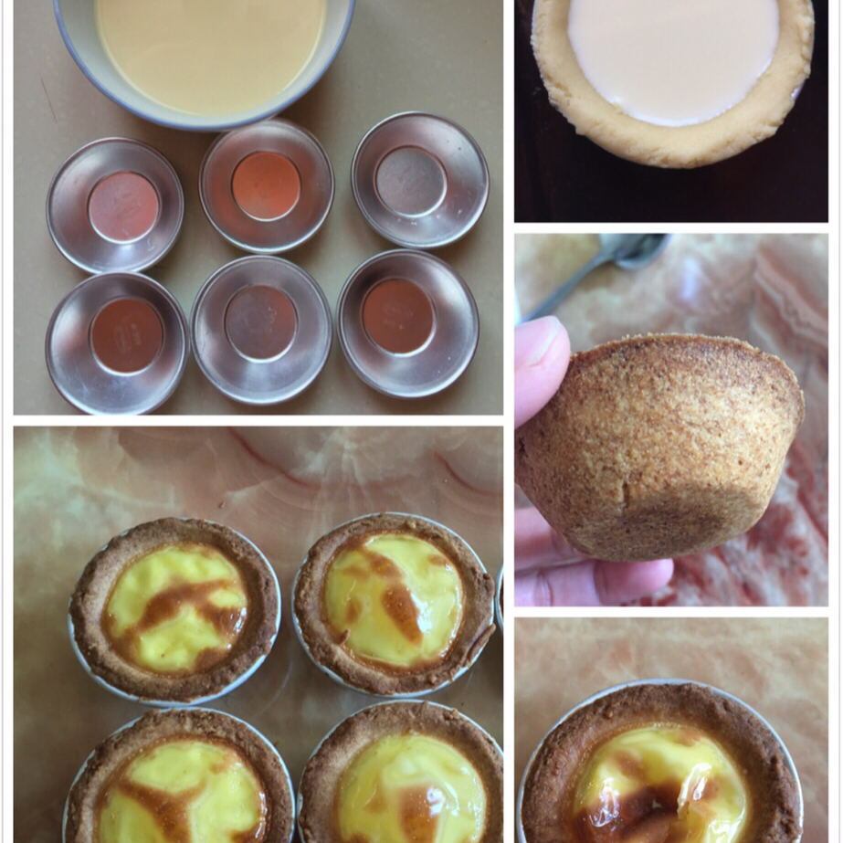 【视频食谱】不用开酥的曲奇蛋挞