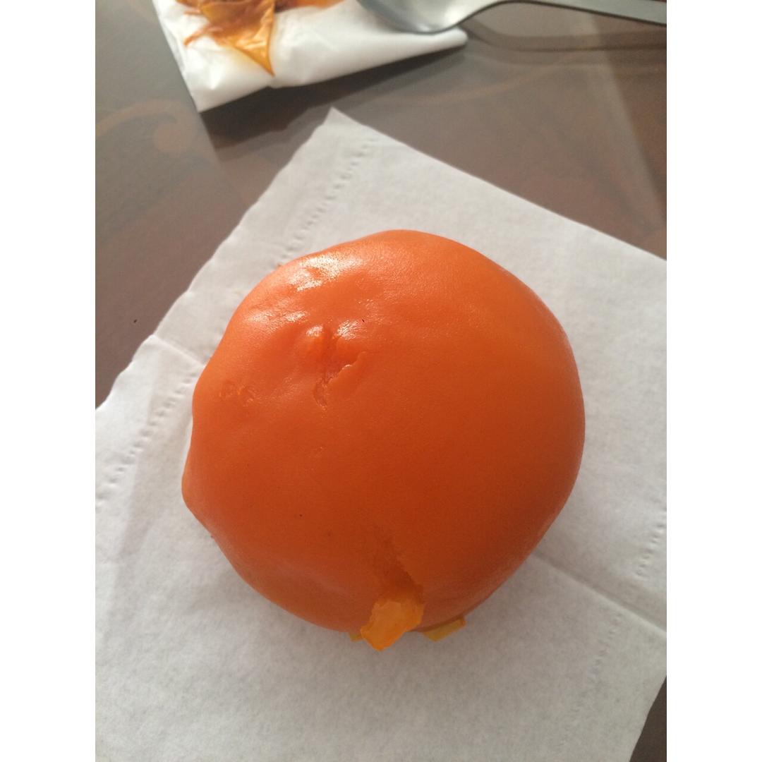 冻柿子冰淇淋