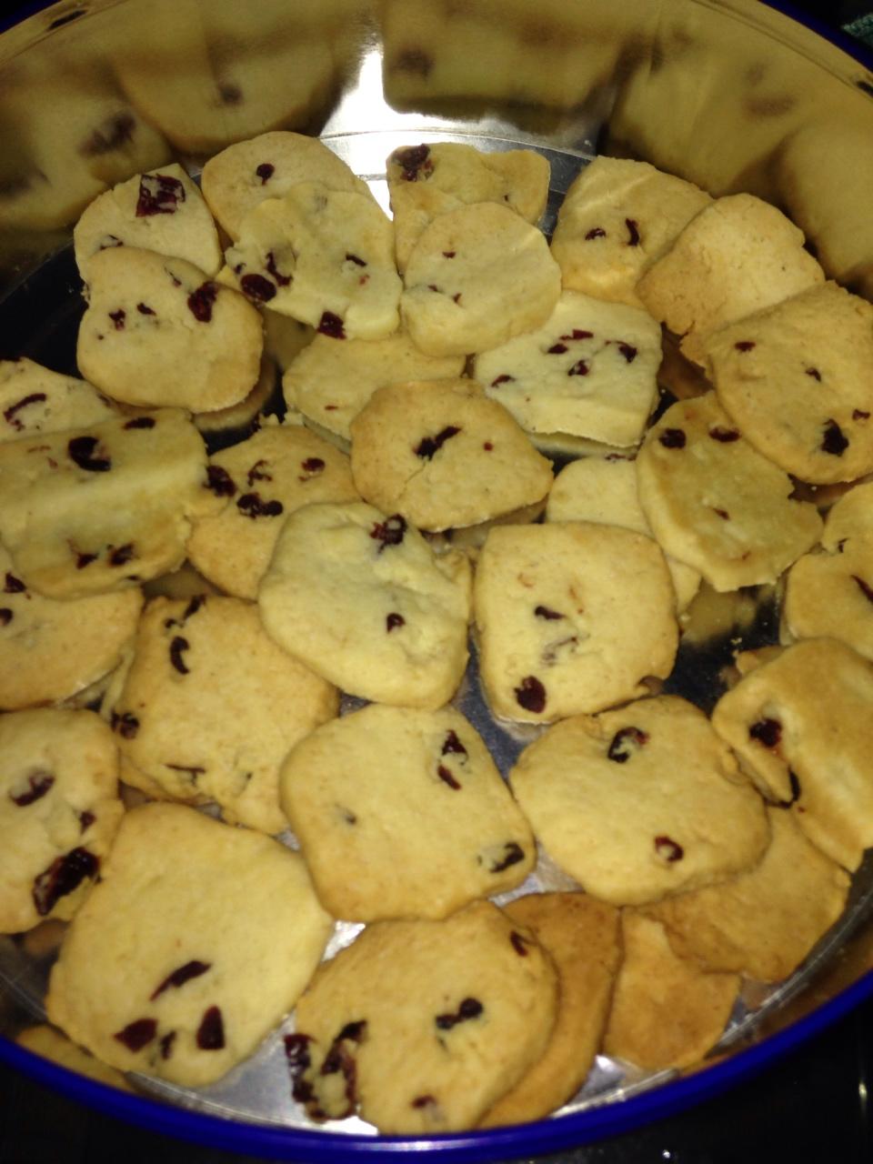 低糖少油版蔓越莓饼干