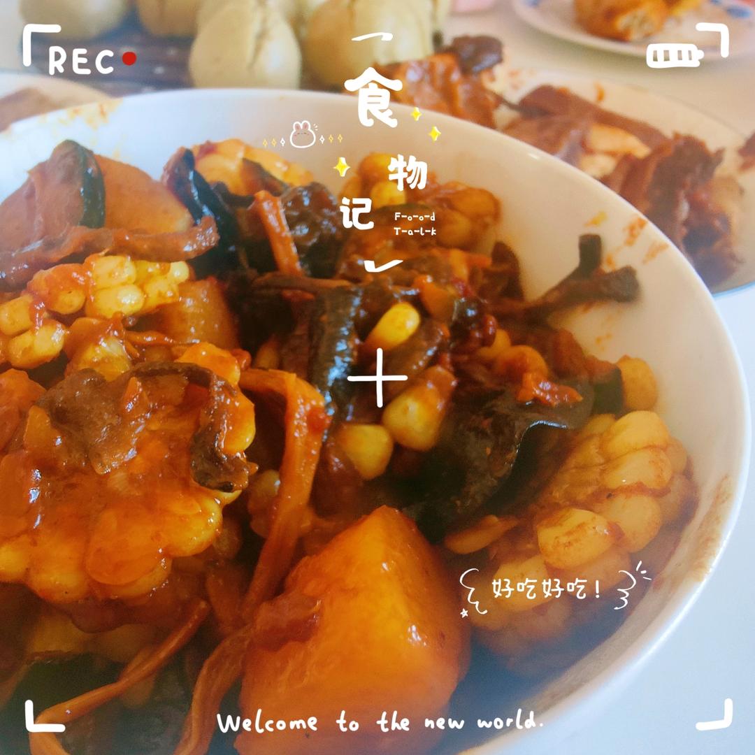 排骨炖榛蘑