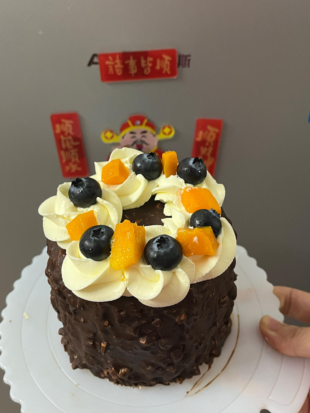 四寸梦龙脆皮巧克力蛋糕