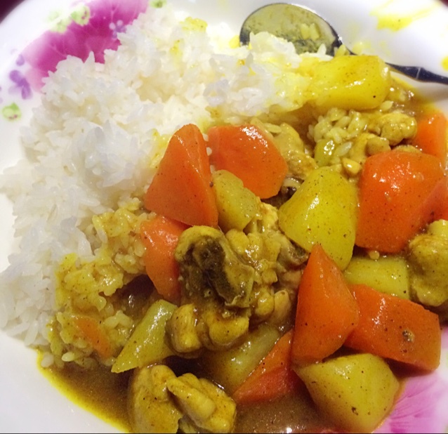 美味咖喱鸡饭
