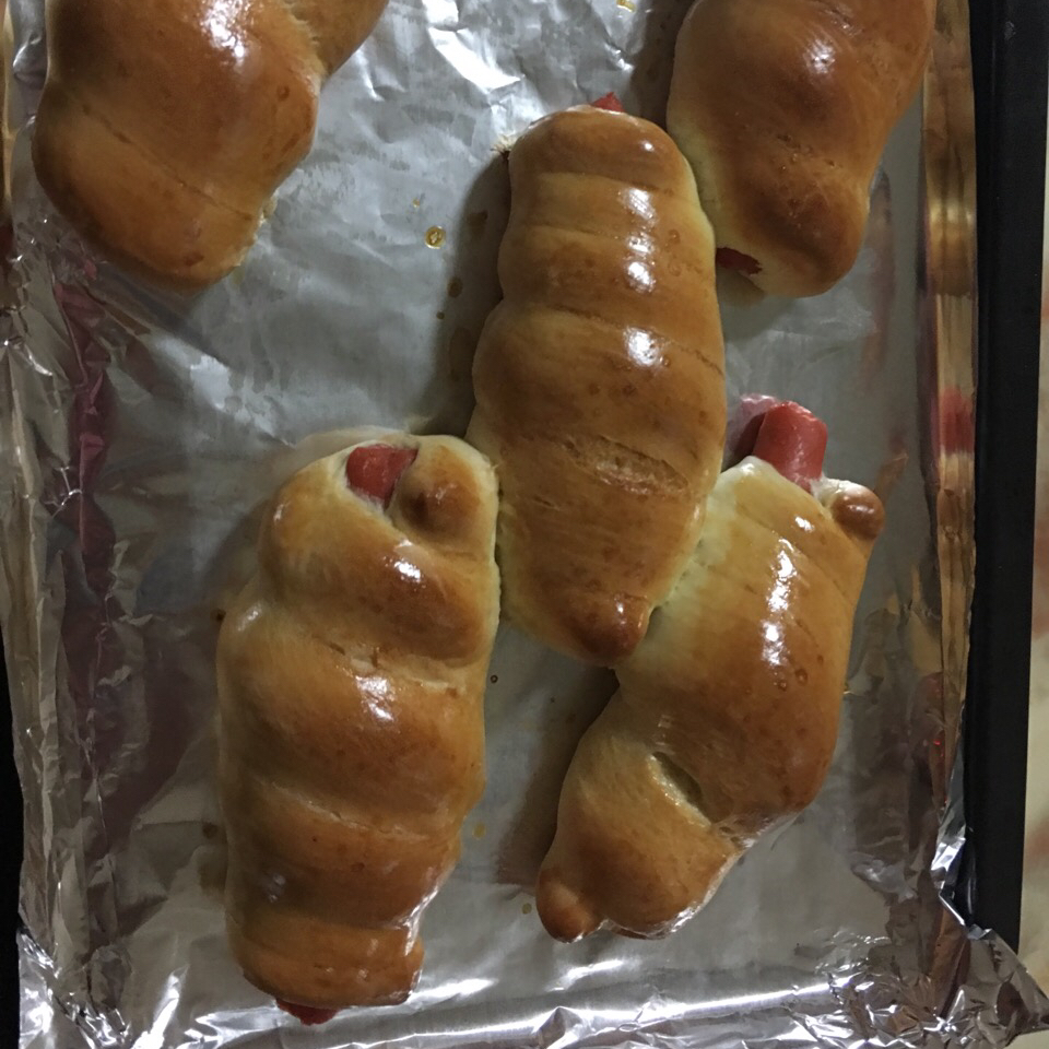 热狗面包卷