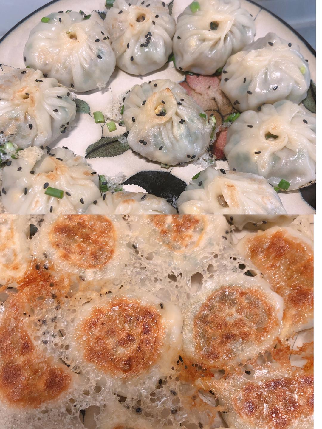 😀皮薄馅厚的猪肉粉条生煎包😀的做法