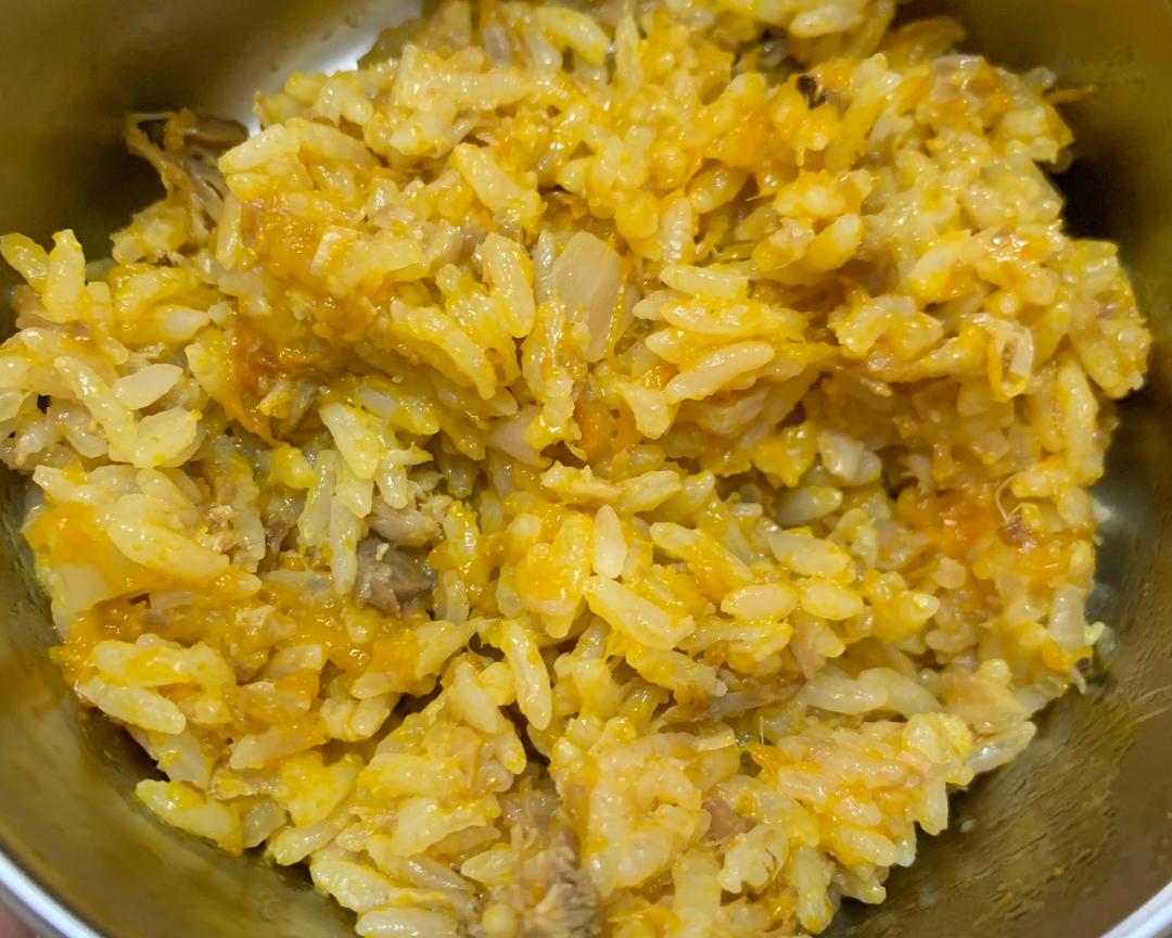 南瓜鸡肉烩饭-12个月以上宝宝餐