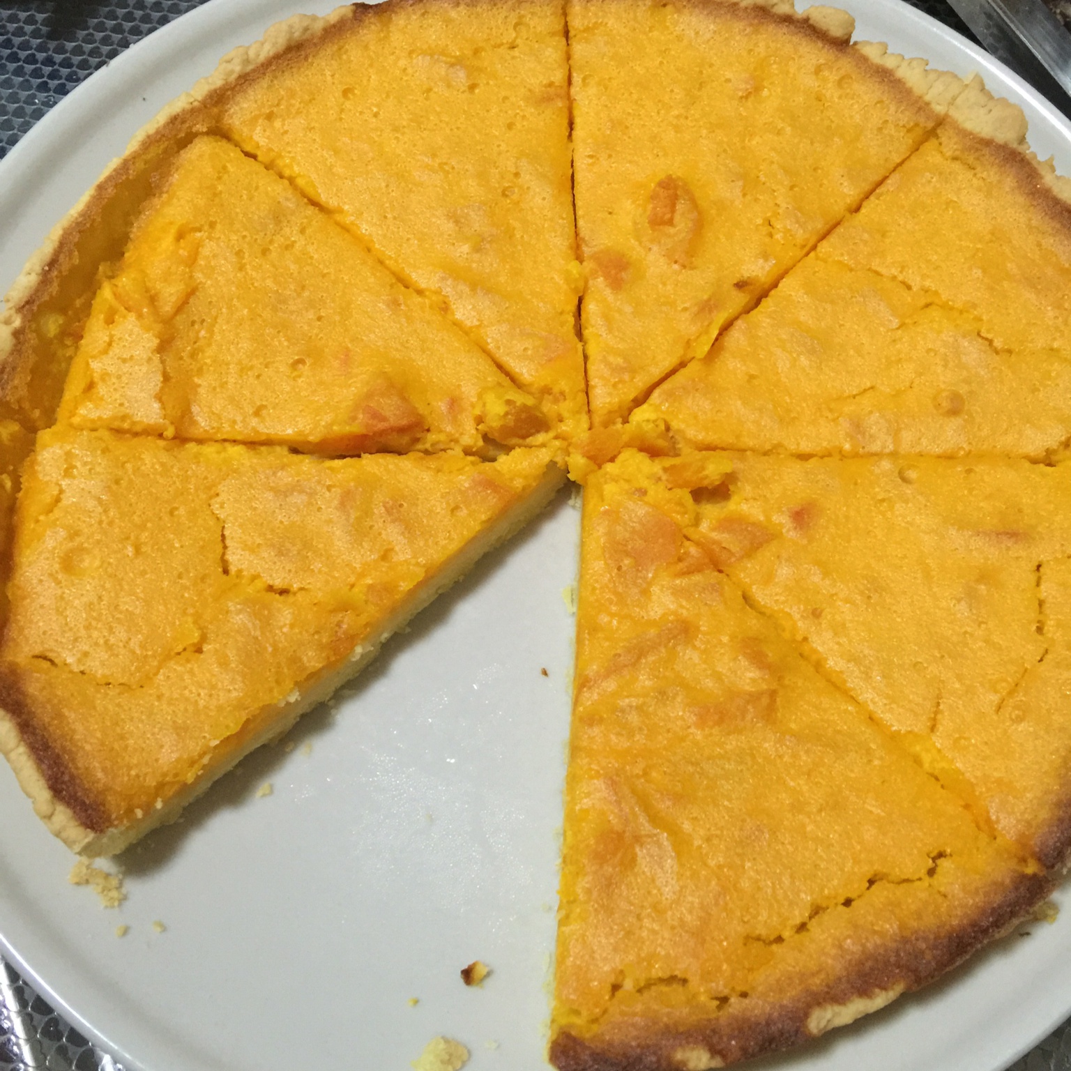 秋季时令小甜品——奶香南瓜派