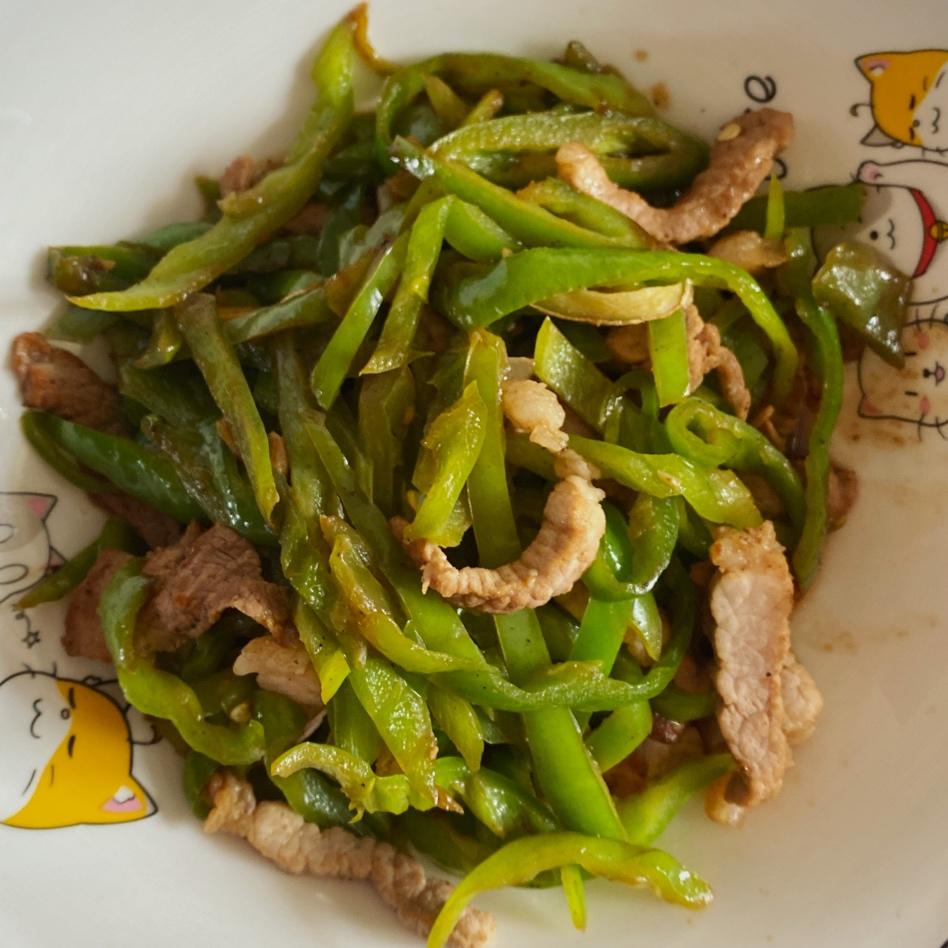 家常菜青椒炒肉