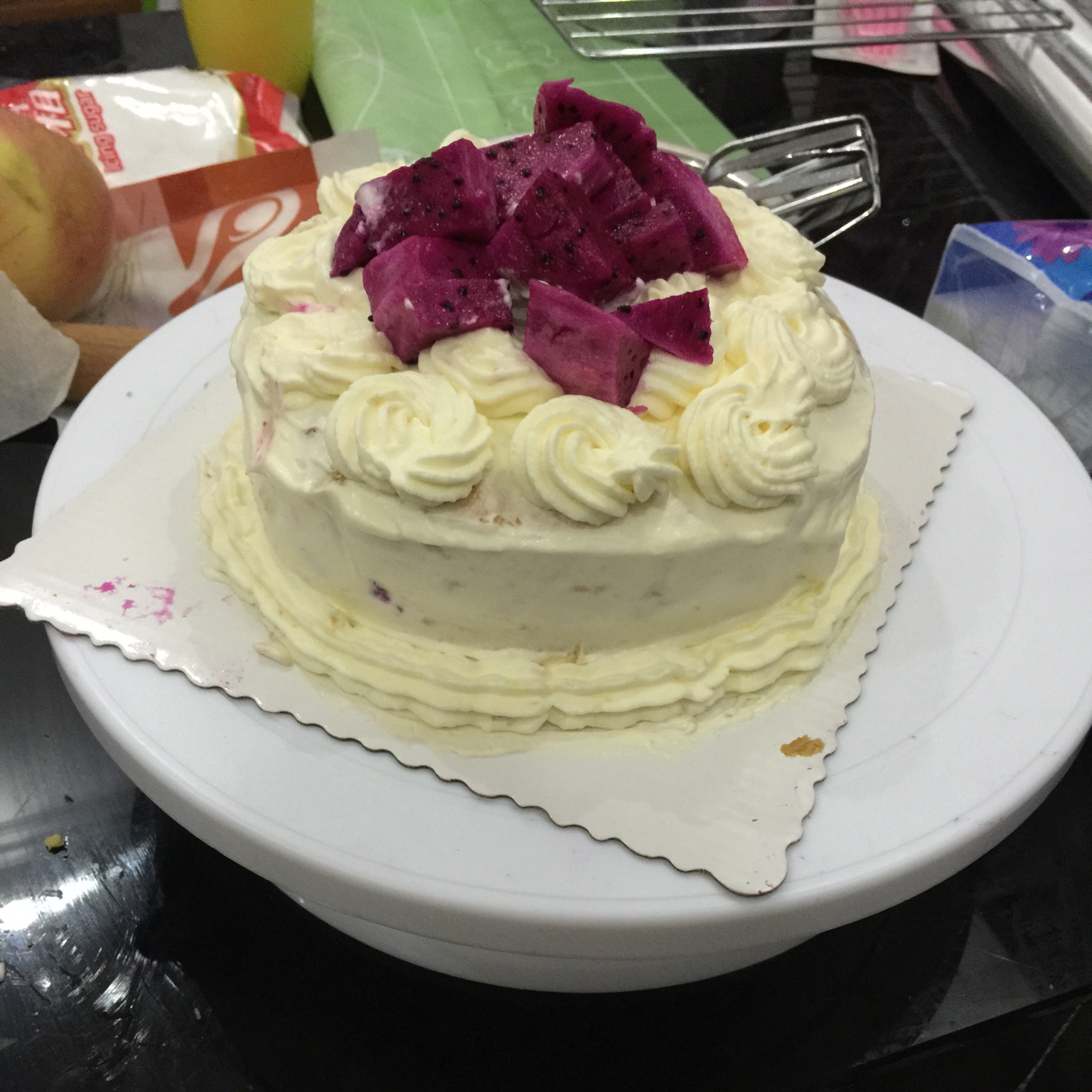 8寸戚风蛋糕（改良君之配方）#皮黑森林#