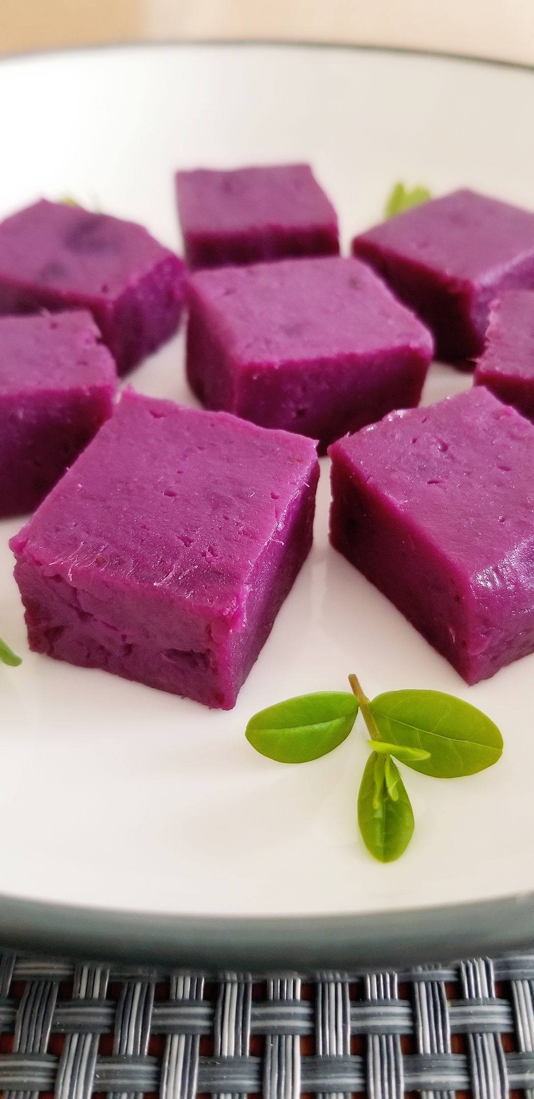 简单易做的紫薯奶糕的做法