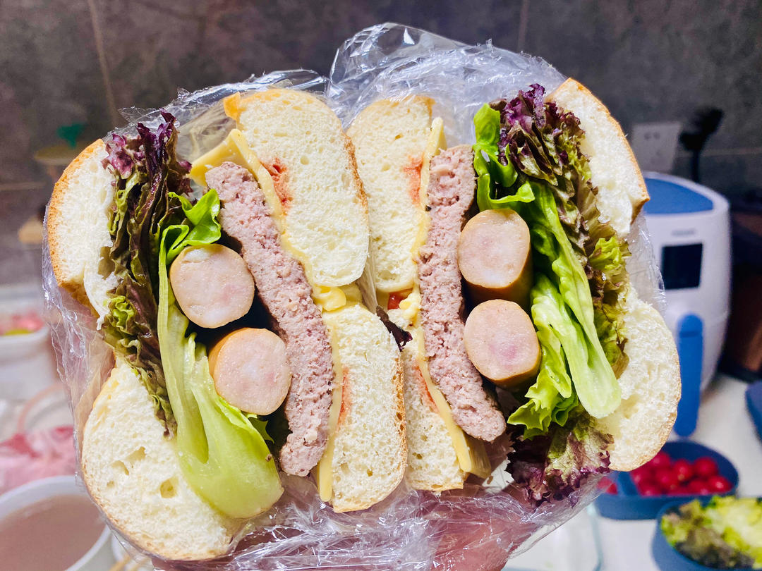 贝果三明治合集｜贝果夹万物