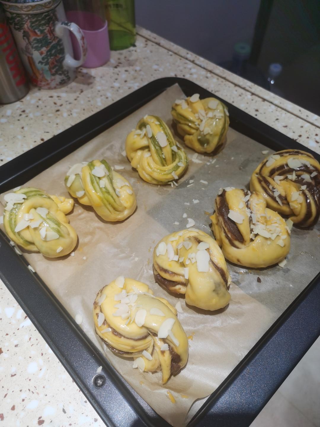 抹茶/巧克力迷你奶酥吐司