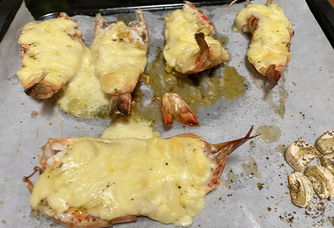 芝士沙拉酱焗大虾