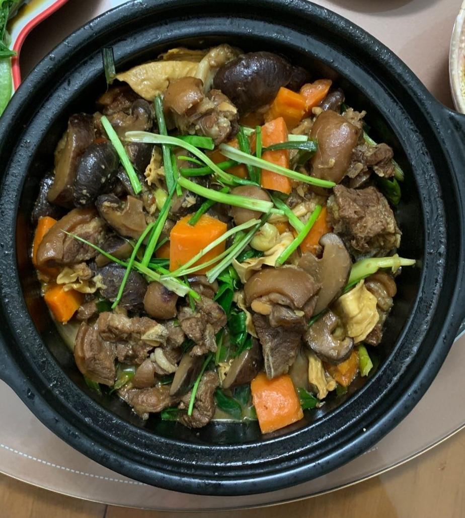 羊肉腐竹煲砂锅