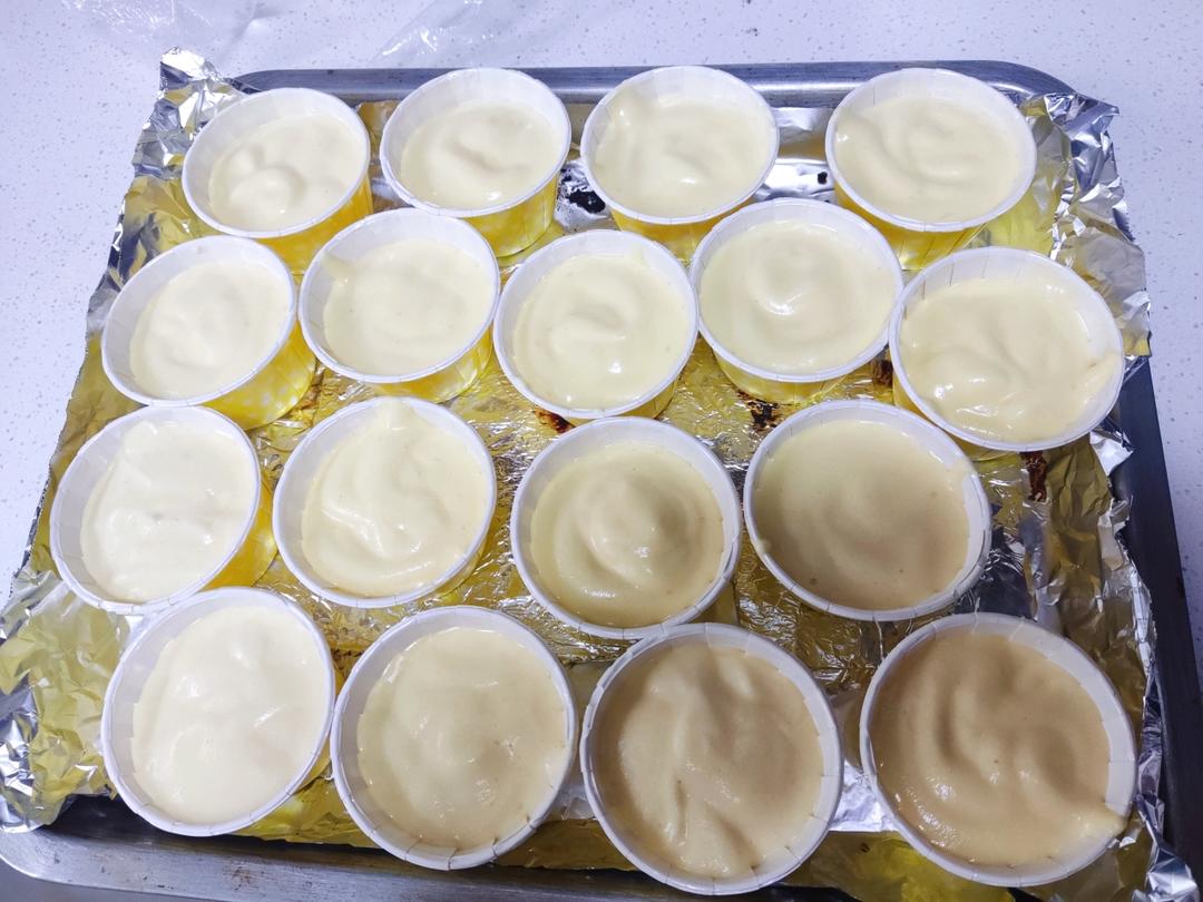 纸杯蛋糕 8寸戚风蛋糕的量