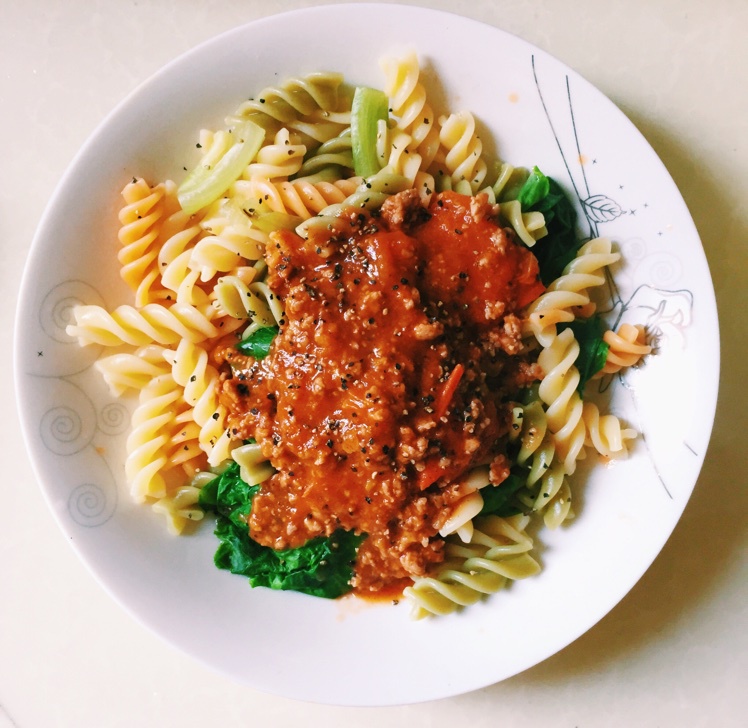 番茄肉酱意大利面