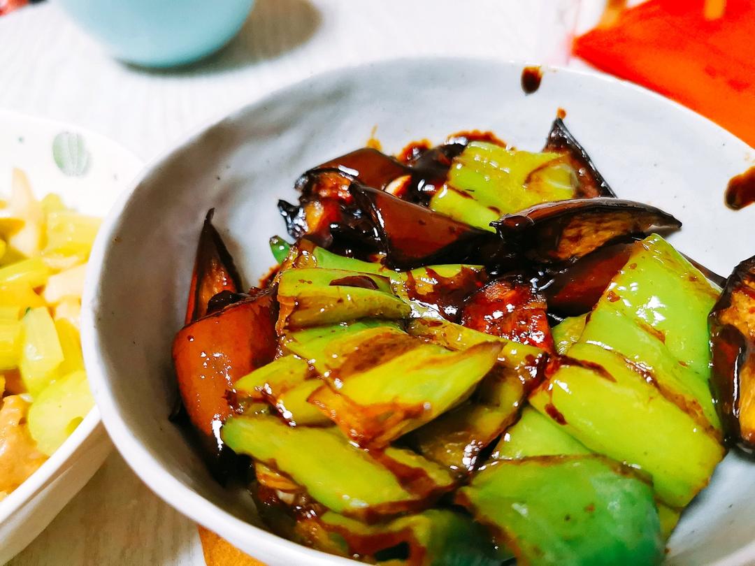 虎皮青椒烧茄子