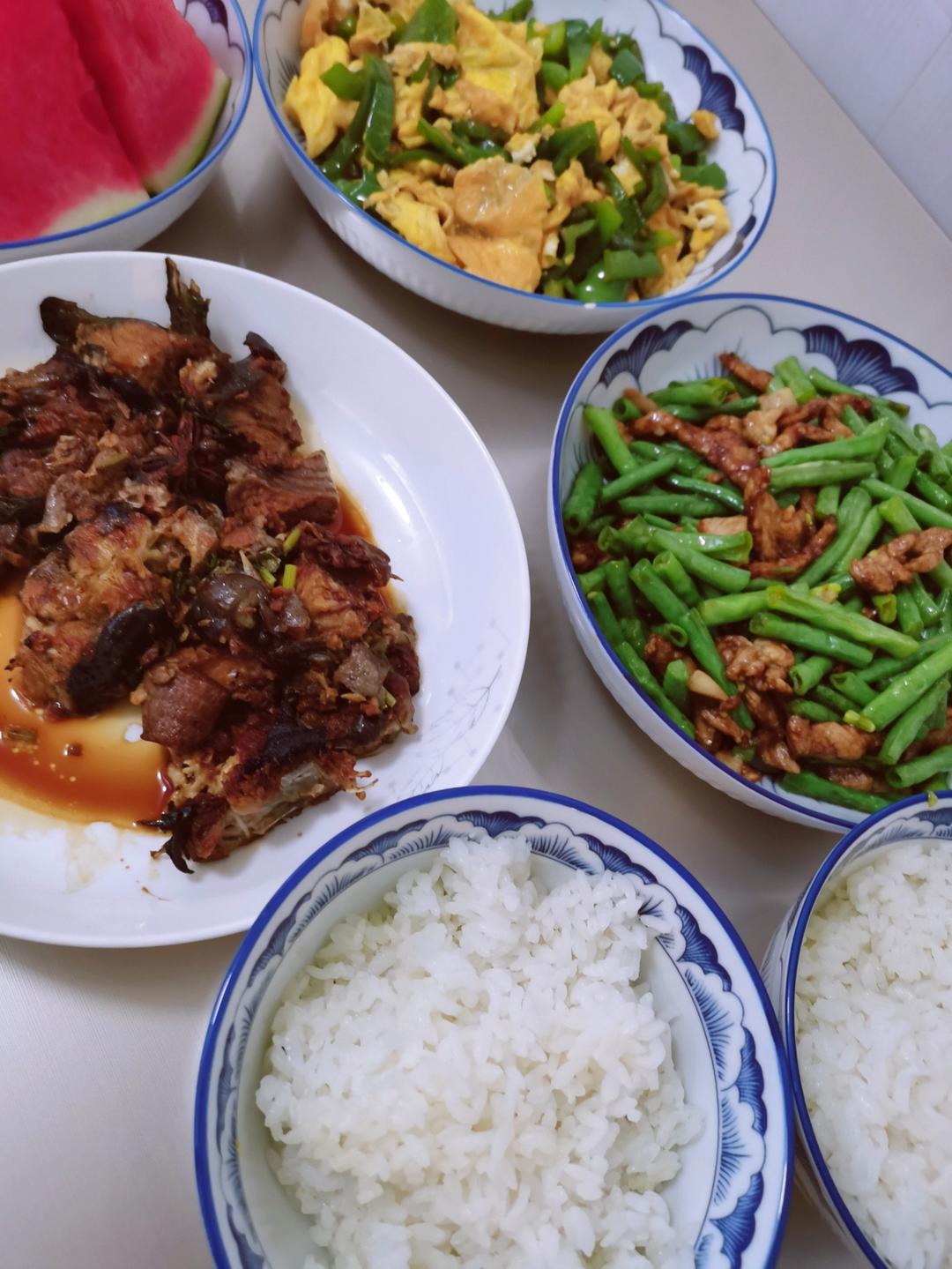 豆角炒肉丝