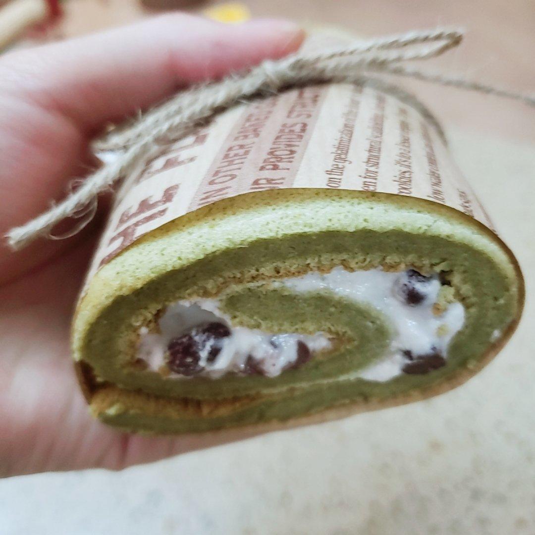 抹茶戚风蛋糕卷