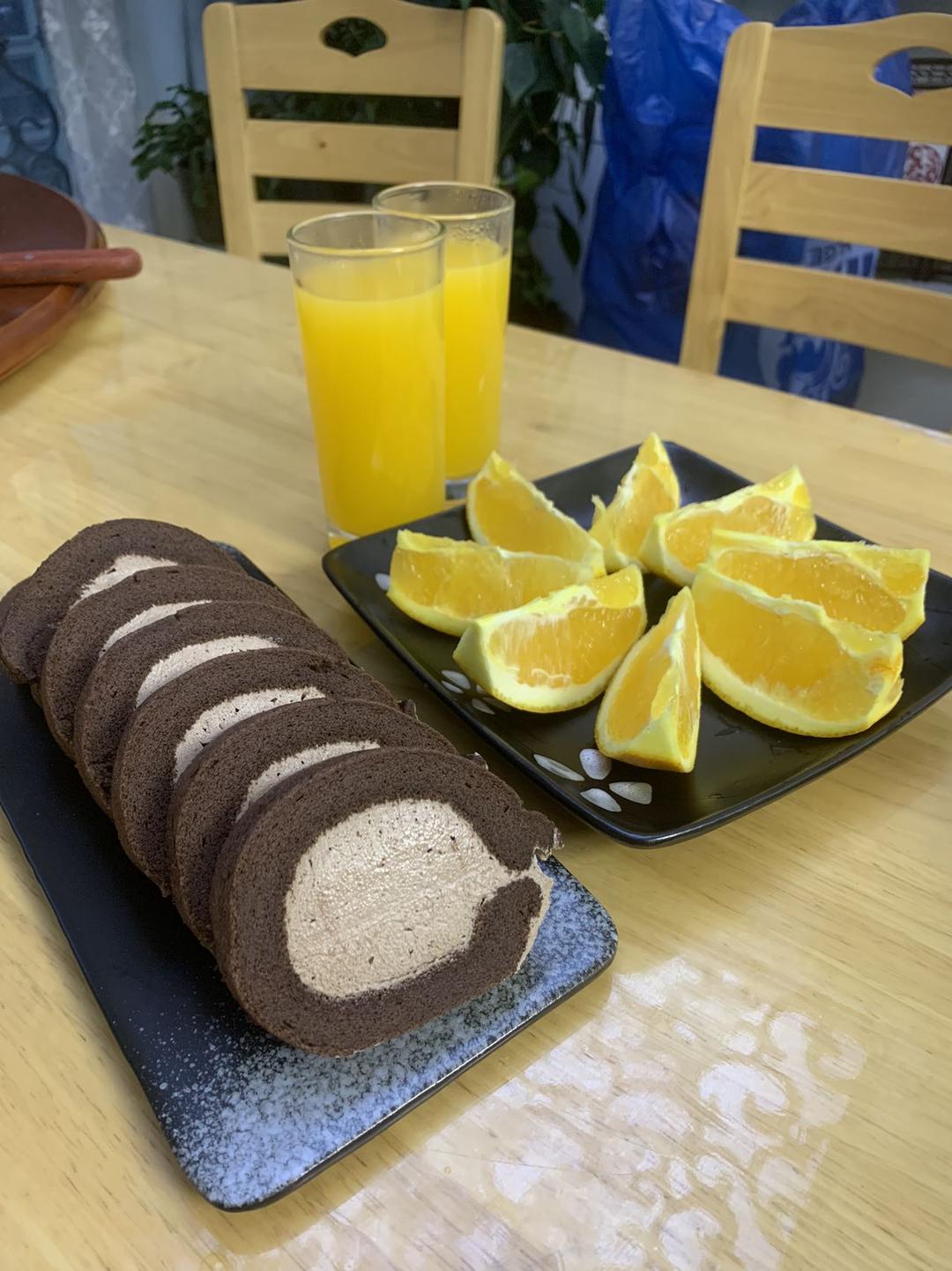 可可蛋糕卷(不消泡超浓郁巧克力口感)