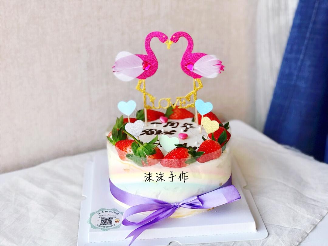 《Tinrry+》草莓奶油蛋糕（8寸配方）