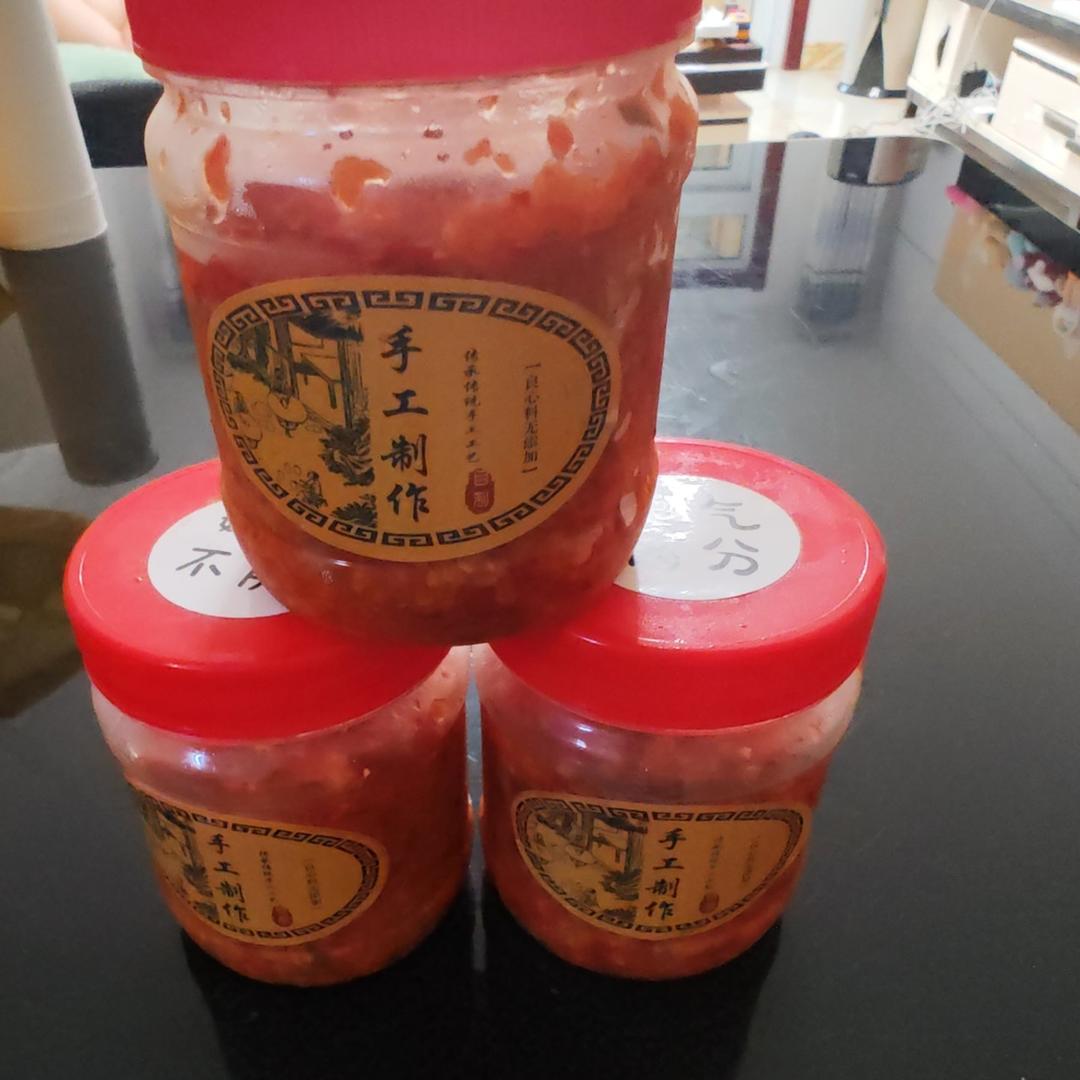 手工制作蒜蓉辣椒酱