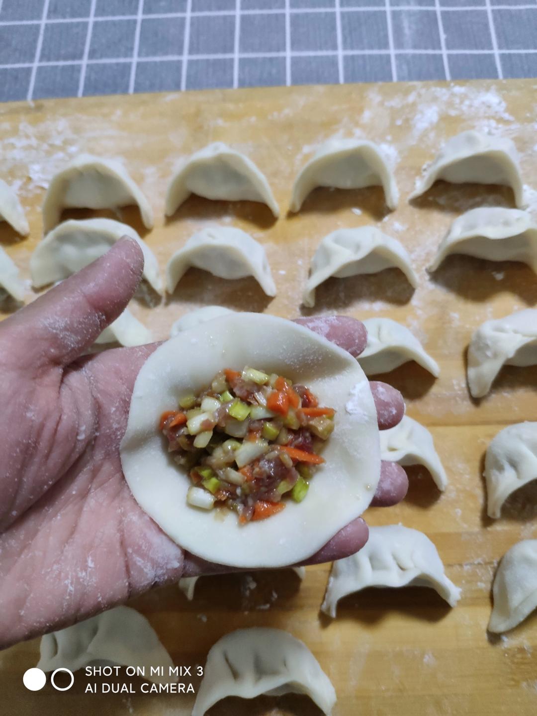 猪肉蒜黄饺子