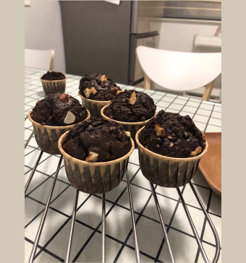 浓情巧克力摩卡马芬<Chocolate Espresso Muffins>