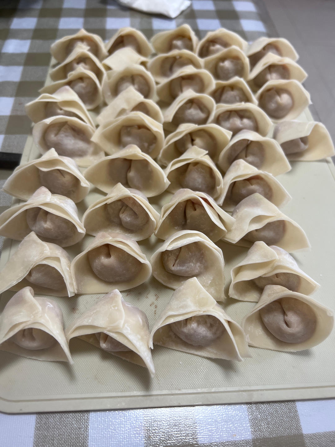 元宝馄饨的包法