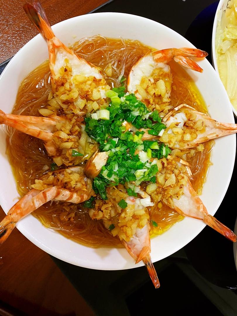 蒜蓉粉丝蒸虾