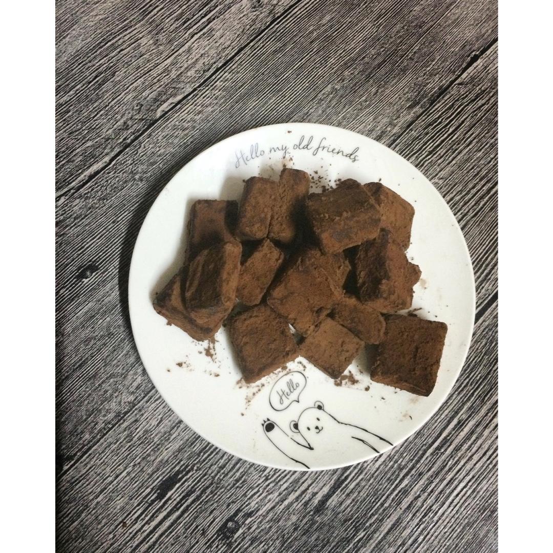 生巧克力(简单到爆！)
