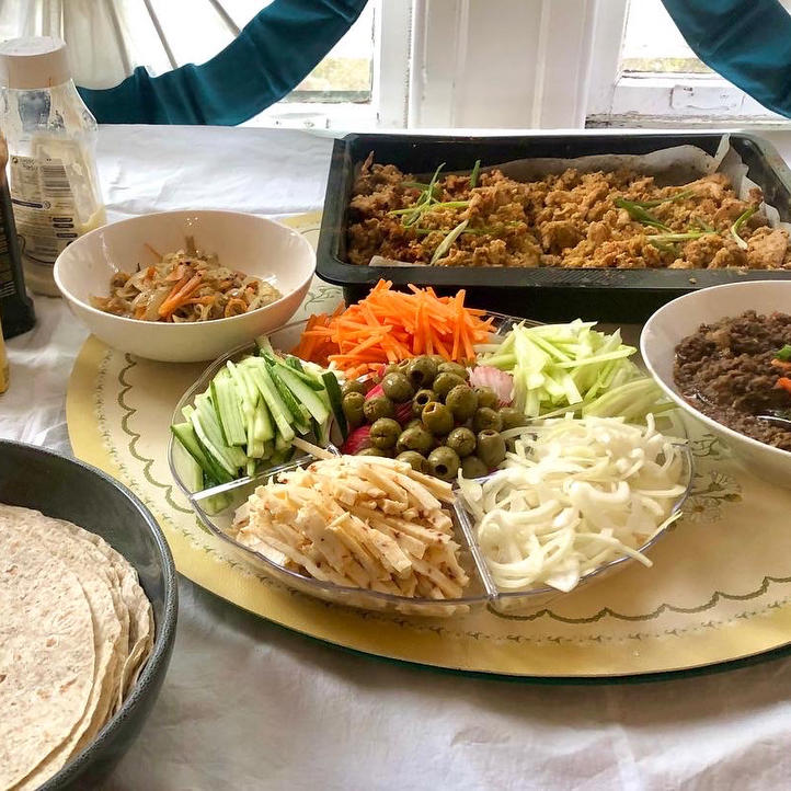 牛肉(酱)芝士卷饼