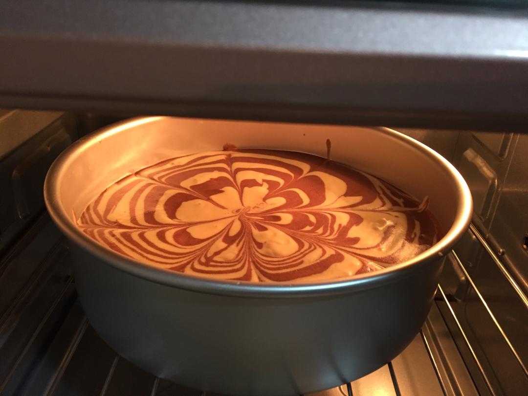 斑马纹戚风蛋糕