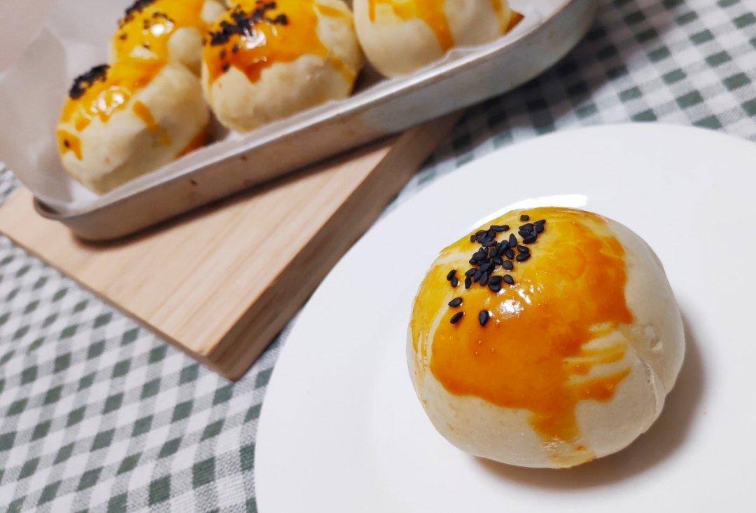 蛋黄酥（超详细步骤，附红豆沙馅做法）