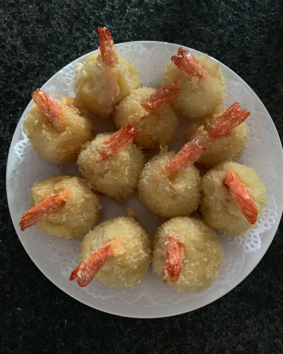 清热解火的丝瓜酿虾球