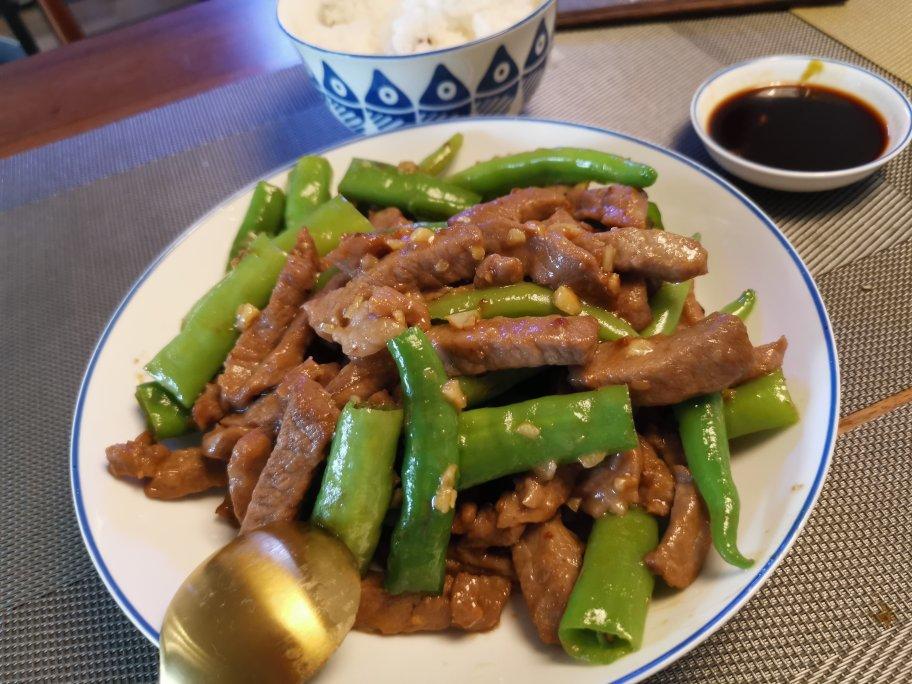 杭椒炒牛柳