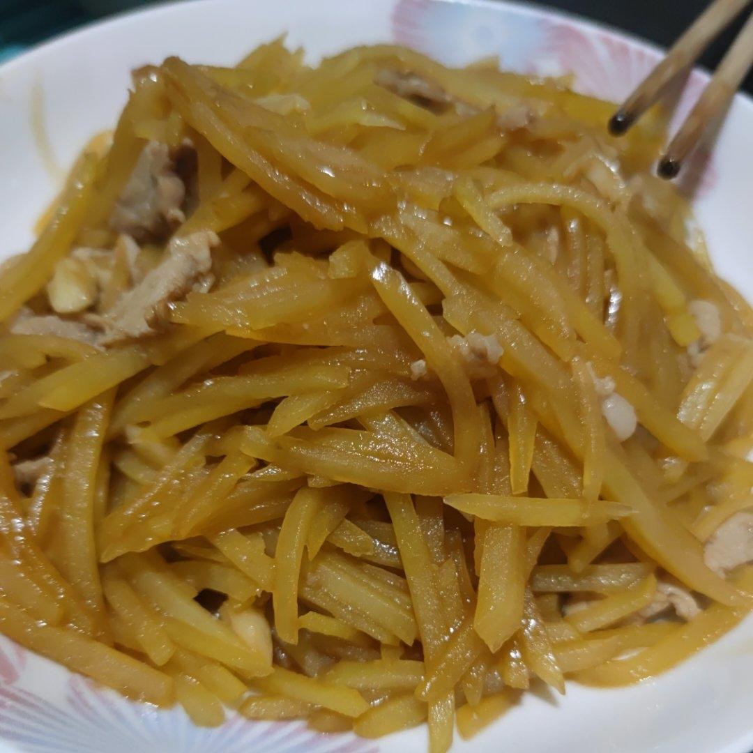 巨香的土豆丝炒肉丝