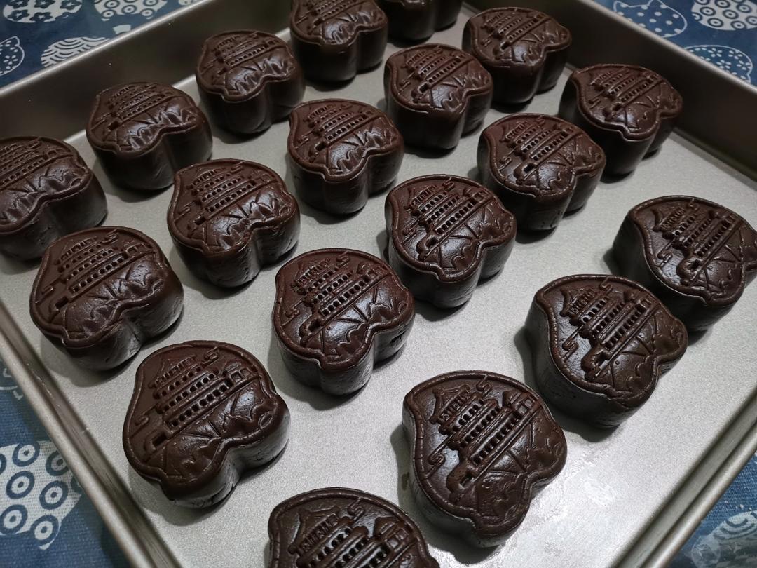 不用醒皮超快手✨超美味巧克力🍫椰蓉月饼