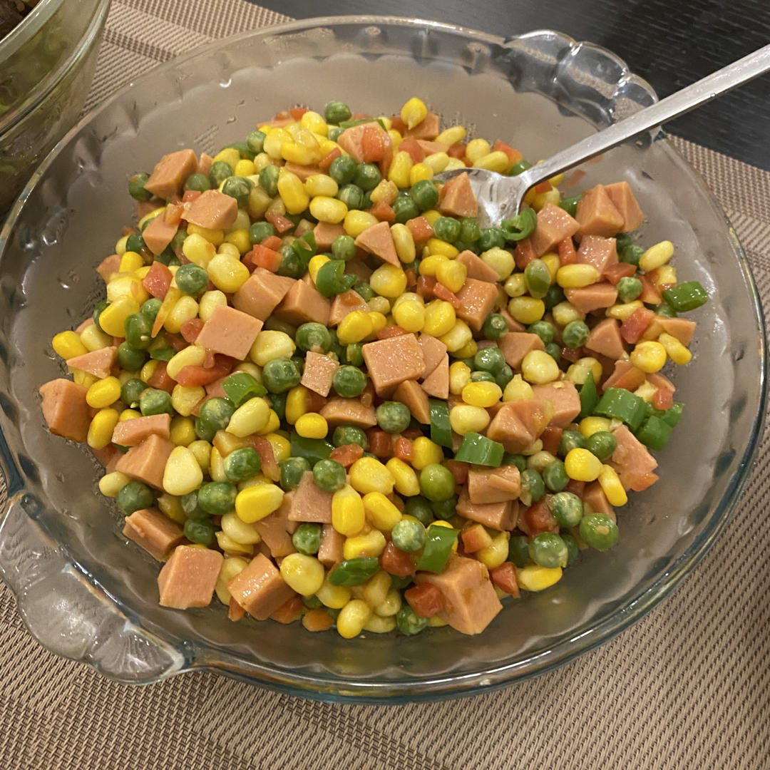 家常炒玉米粒