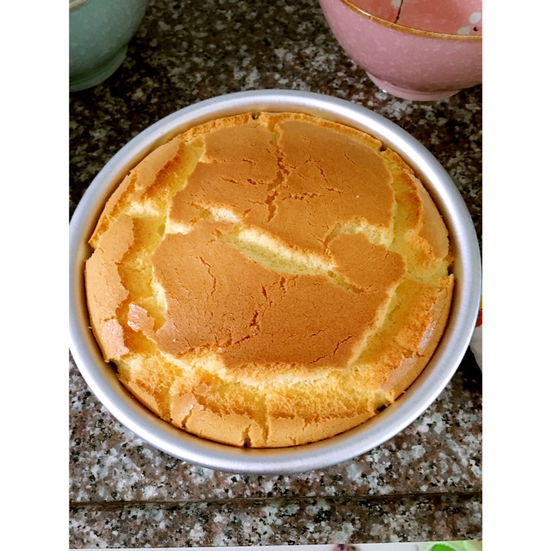 6寸原味戚风蛋糕