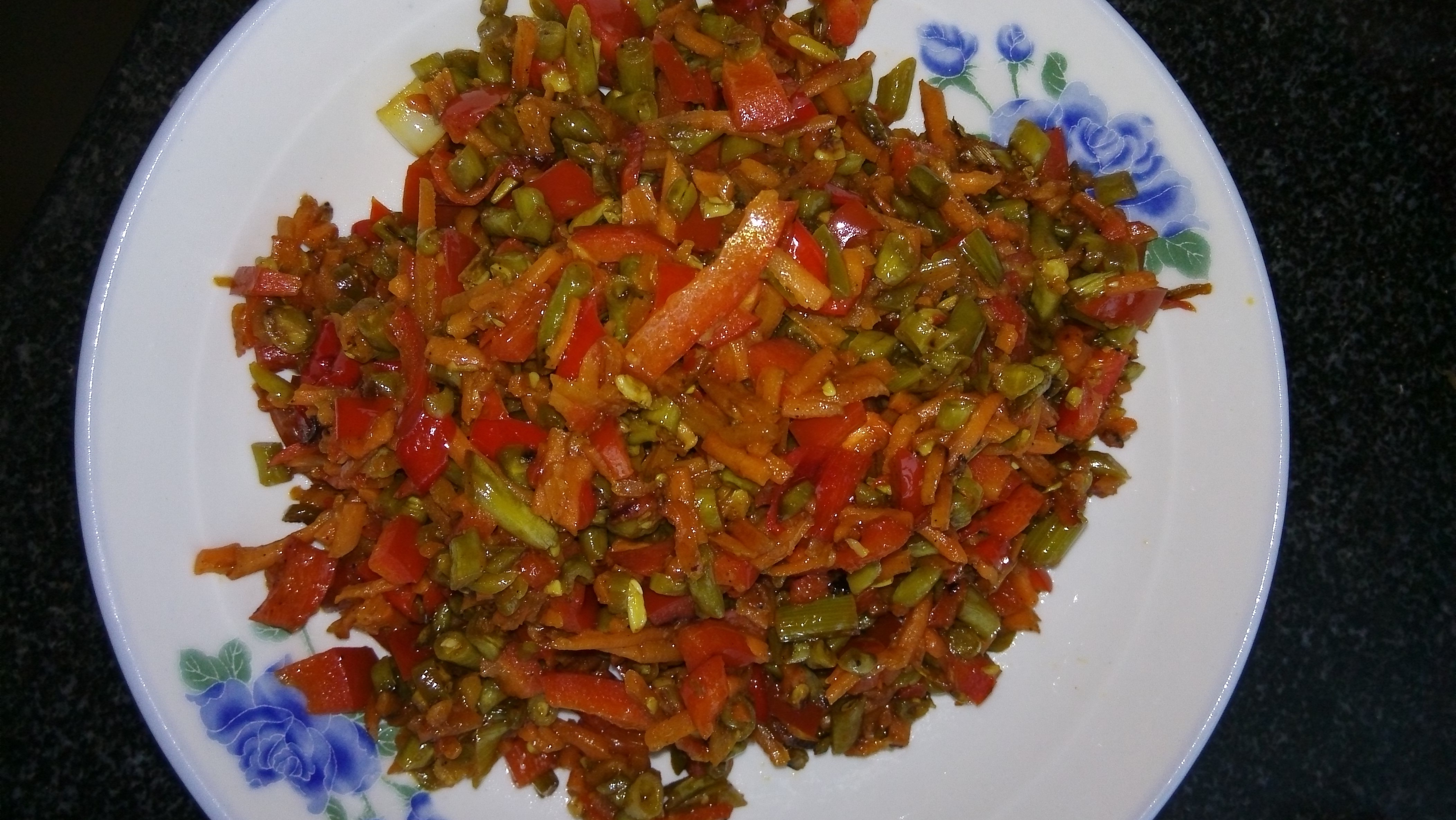 酸豆角炒肉末