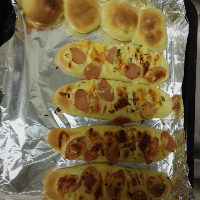 香葱芝士面包条