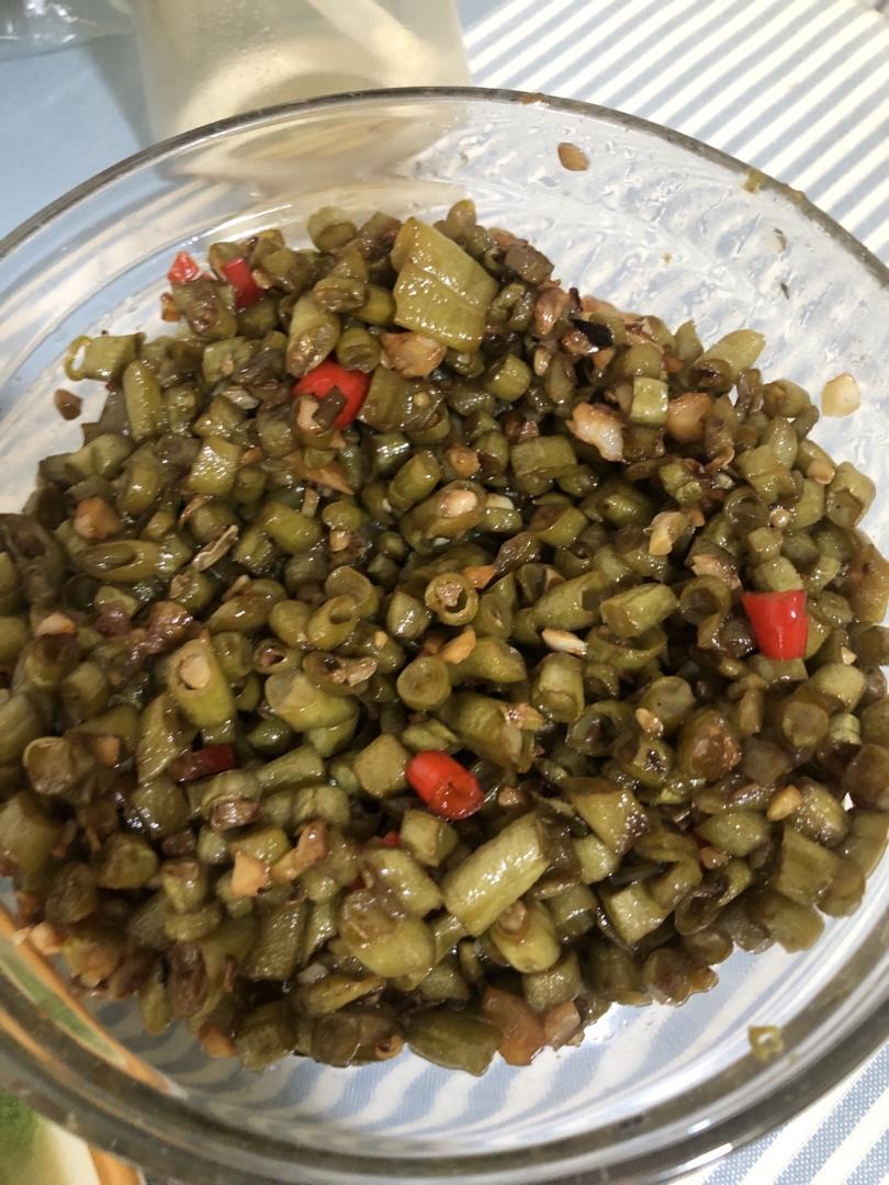 辣炒酸豆角(伴粥小菜)
