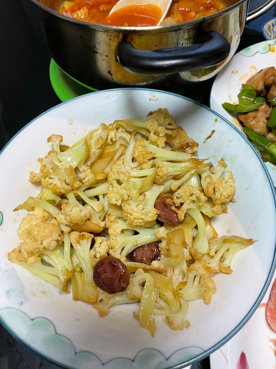 老丁的私房菜-干锅花菜