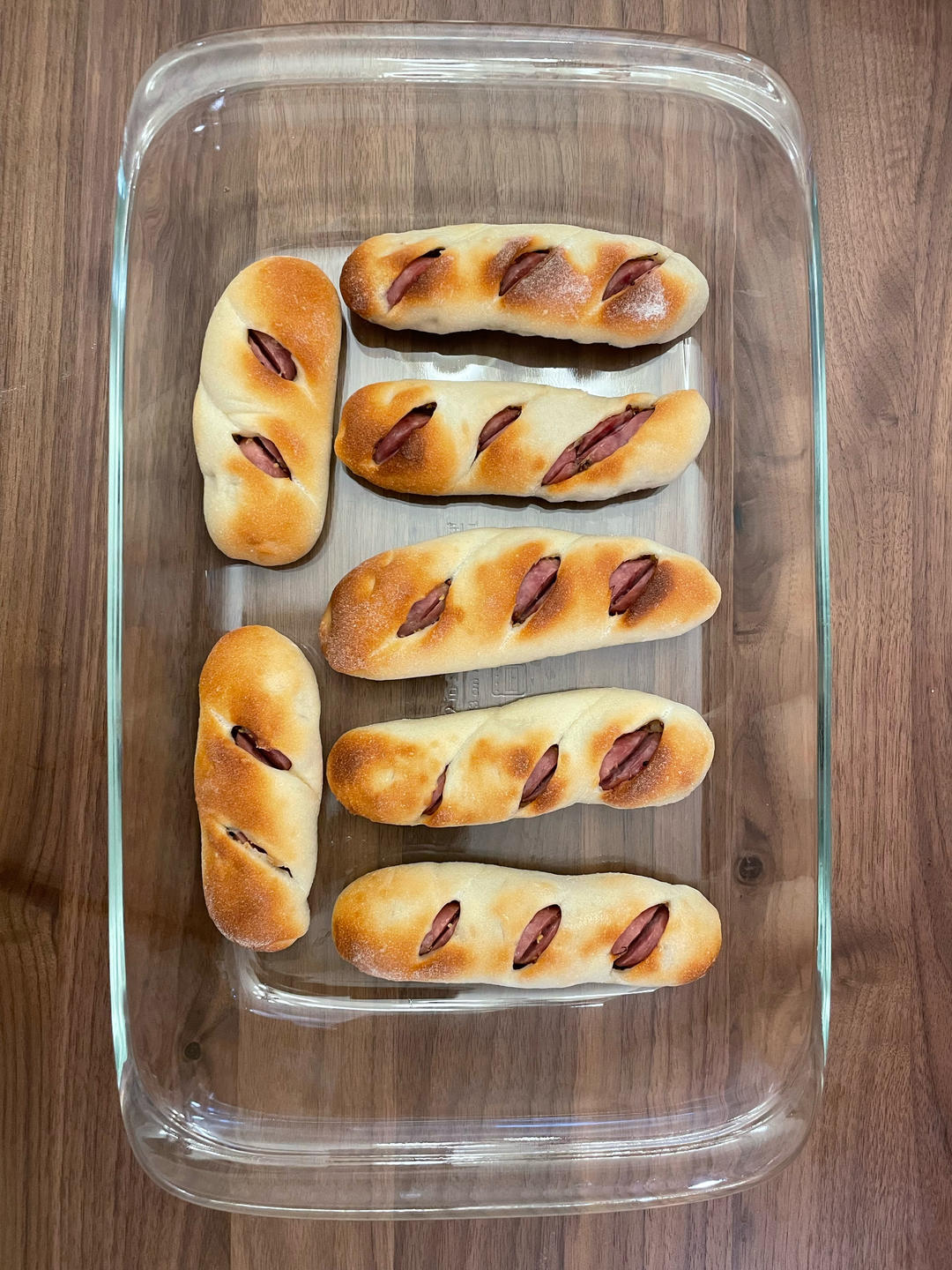 治愈甜腻的｜法式芥末籽香肠面包