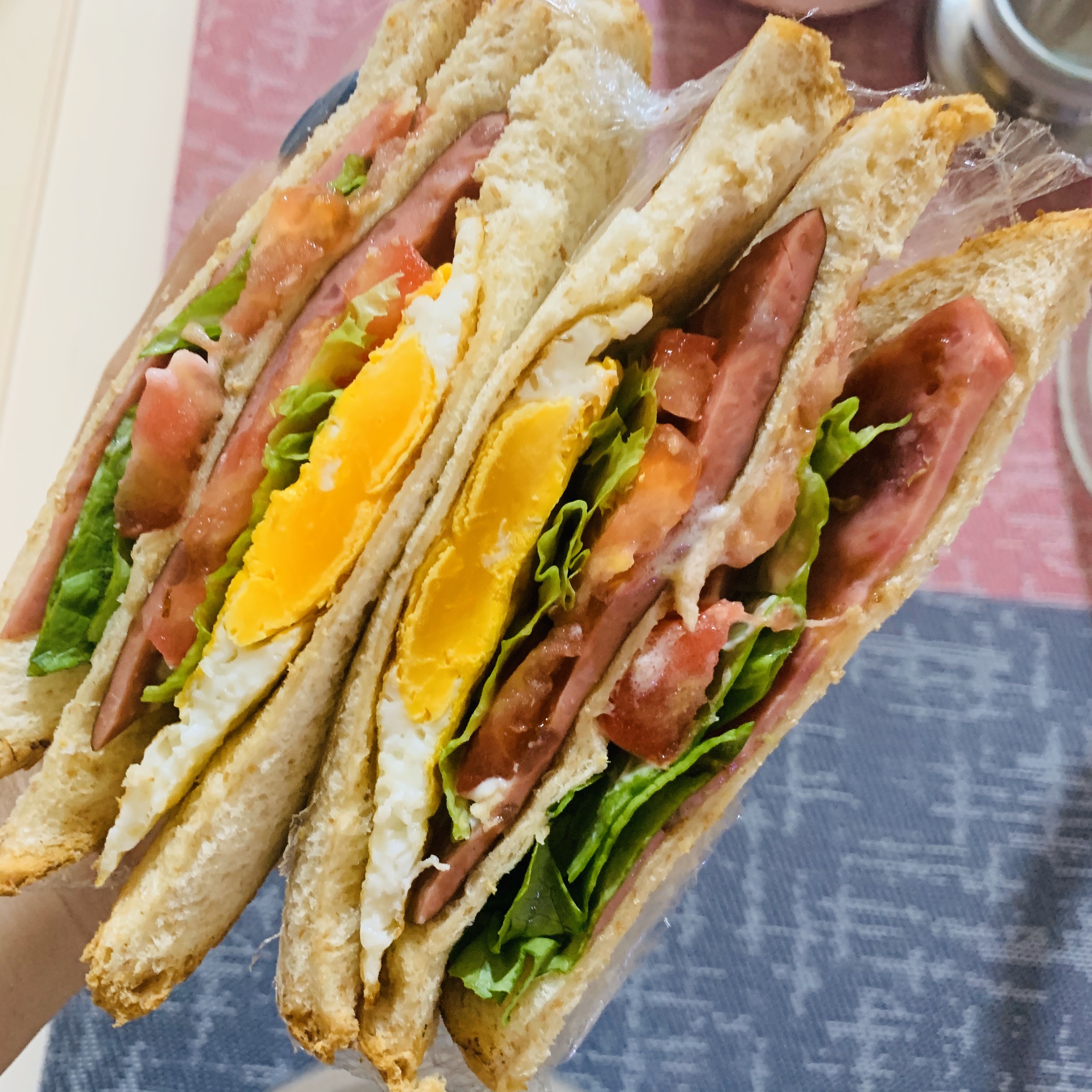 快手早餐三明治🥪的做法