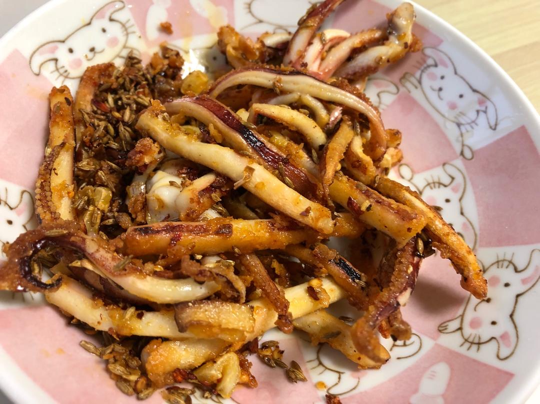 干煸鱿鱼须