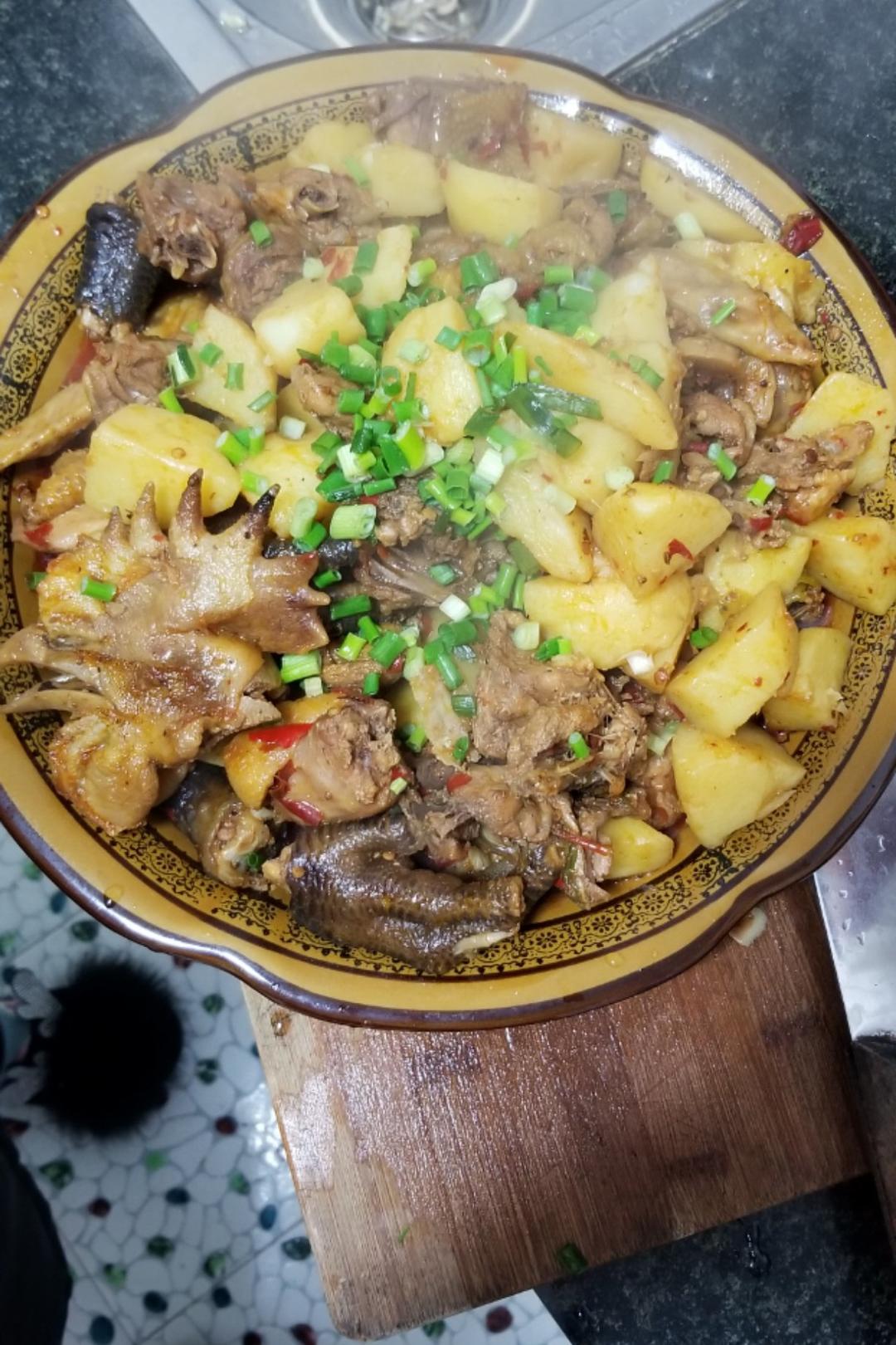 家常红烧鸡块