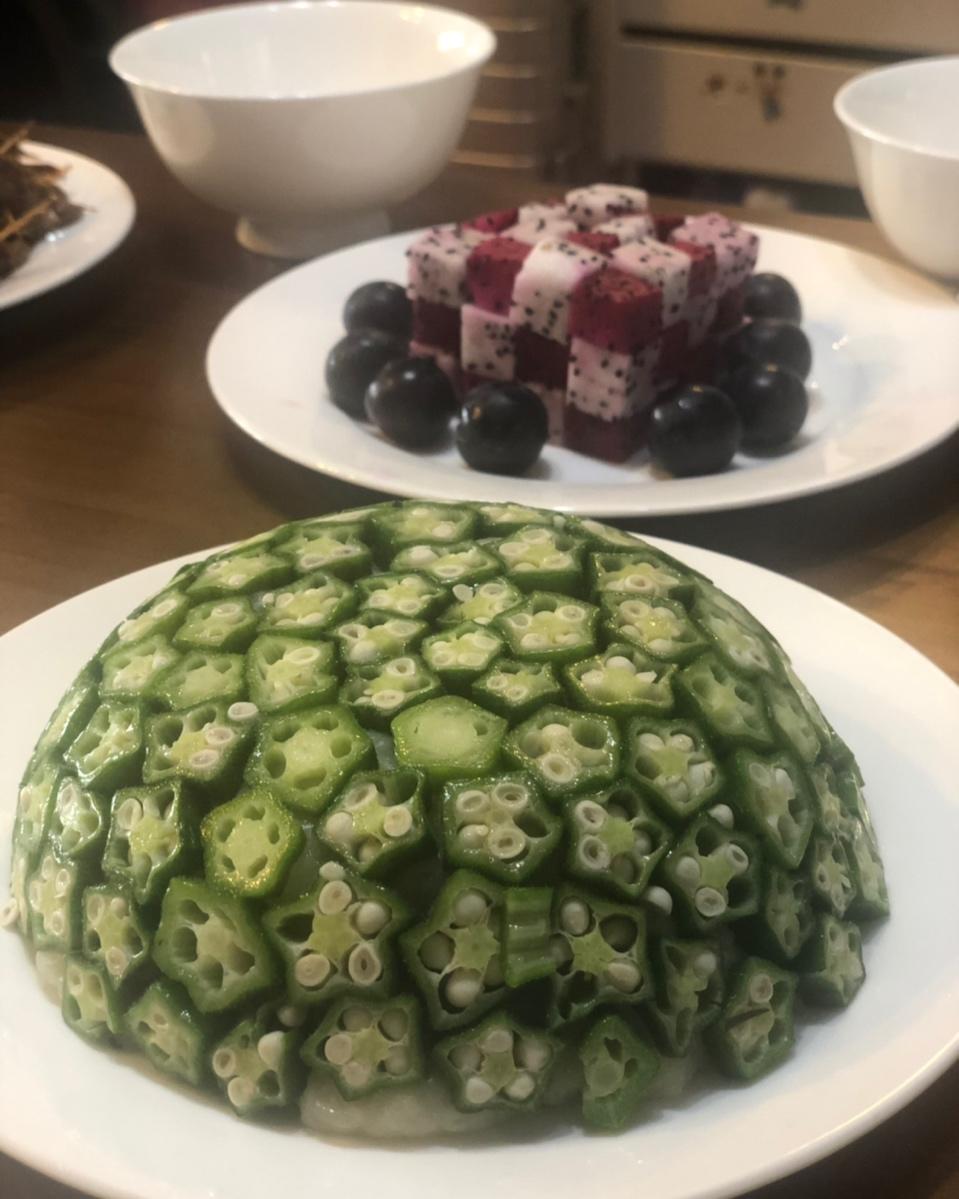 土豆泥秋葵