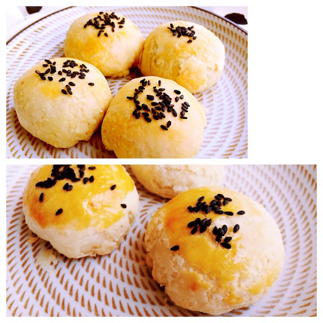 素油版酥皮鲜肉月饼，更健康